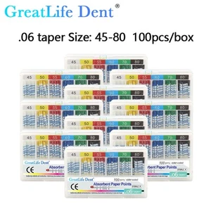 10box DENTAL ENDO ABSORBENT PAPER POINTS TAPER W/SCALE SIZE 02/04/06 GreatLife - Picture 1 of 42