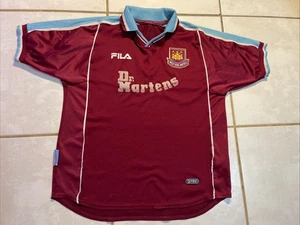 Camiseta deportiva vintage FILA West Ham United 1999/2001 local para hombre XL - Imagen 1 de 21