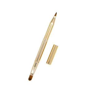 Tragbarer doppelseitiger einziehbarer Lippenpinsel Make-up Kosmetikpinsel 14,5 cm - Bild 1 von 12