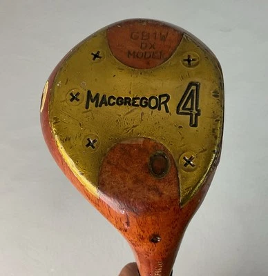 Macgregor George Bayer GB1W DX Model Persimmon 4 Wood RH - Image 1 of 4
