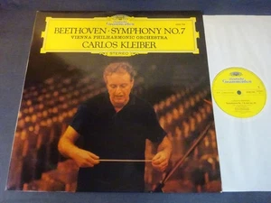 BEETHOVEN - SYMPHONY NO 7 LP, Vienna P/O, Carlos Kleiber, DG 2530 706 - Picture 1 of 4