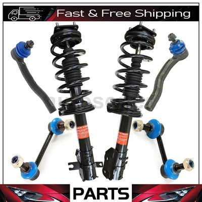 Conjunto completo de 6 puntales de enlace de barra estabilizadora extremos de varilla de amarre para Mazda CX-9 3,5 L_ Foto 1 de 4