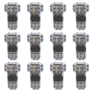 12pcs Self Stripping Wire Connectors Low Voltages for Easy & Clean Installation - Picture 1 of 8