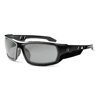 Skullerz Odin Anti-Fog Safety Sunglasses - Black Frame, Smoke Lens Foto 1 de 4