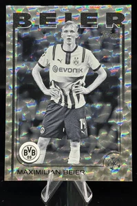 24/25 Topps UCC Flagship Maximilian Beier Borussia Dortmund 046/150 B&W Icy #159 - Picture 1 of 3