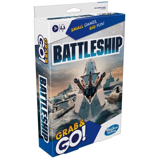 Hasbro Battleship Grab & Go Family Game 2-Players Ages 7 (HASF8252)