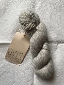 Ovis Et Cetera Dimidium, Silver, DK weight wool/ramie blend, GOTS certified - Picture 1 of 4