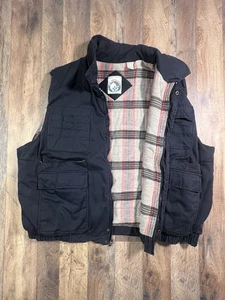 Vintage Appalachian Trail Vest 2XL XXL Insulated Flannel Lined Utility Puffer. - Bild 1 von 8