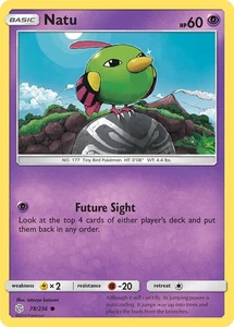 Natu 78/236 SM - Cosmic Eclipse Pokemon Card NM - Picture 1 of 1