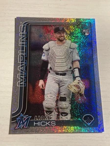 2025 Topps Update Sandglitter Exclusive Parallel Liam Hicks Marlins RC US52 - Picture 1 of 1