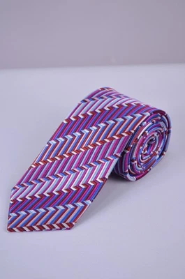 Duchamp London Abstract Print 100% Silk Tie Multicolor - Image 1 of 4