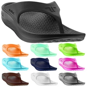 Telic Arch Support Pain Relief Energy Flip Flops - Picture 1 of 65