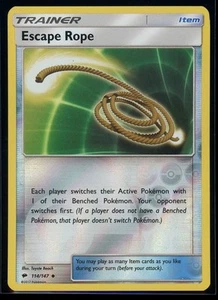 2017 Sun & Moon - Burning Shadows Escape Rope Reverse Holo Pokemon Card #114 - Bild 1 von 2