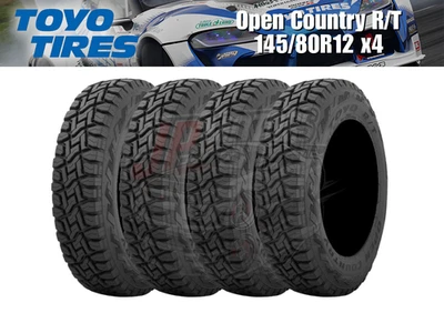 TOYO Open Country R/T 145/80R12 x4 All-Terrain Hybrid Tires Kei Truck/Van JDM - Image 1 of 4