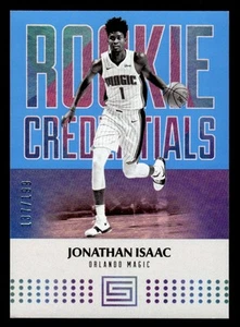 2017-18 Panini Status #31 Jonathan Isaac Rookie Credentials Blue #d /199! MAGIC - Picture 1 of 2