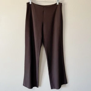 Eileen Fisher moderne weite Hose schokobraun Gr. Small Midrise NEU - Bild 1 von 8