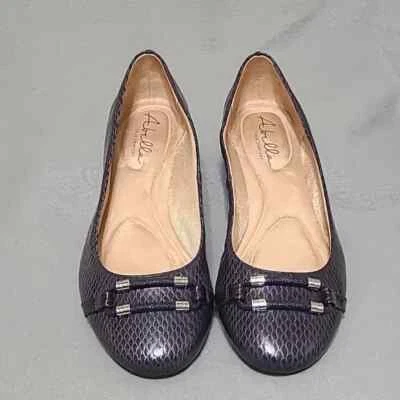 Zapatos planos para mujer ABELLA TRUE COMFORT Peyton azul marino - talla 8,5 M Foto 1 de 4