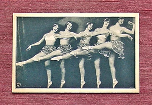ART DECO RISQUE WOMAN CHORUS LINE CHORUS GIRL DANCER PERFORMER ENTERTAINER - Picture 1 of 2