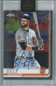 2022 Topps Archives Auto Signature Brandon Belt Topps Chrome /11 - Picture 1 of 3