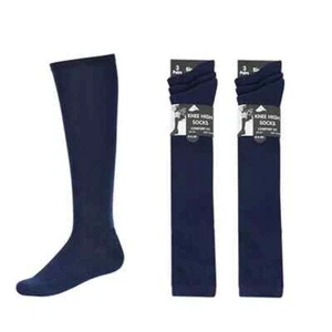 Classic 6 Pairs Back to School Knee High Plain Socks for Ladies and Girls - Picture 1 of 9