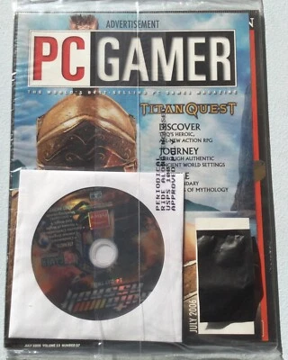 PC Gamer Mag Magazine July 2006 Disc #150 Condemned Might & Magic Demos New! - Image 1 of 4