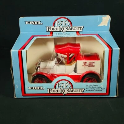 Ertl 1918 Ford Model T Runabout Bank TRACTOR SUPPLY COMPANY 1/25 NEW - Image 1 of 4