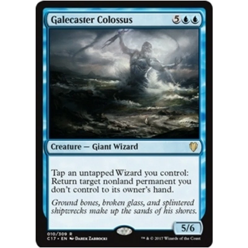 GALECASTER COLOSSUS NM Commander 2017 mtg Blue - Wizard Rare - Image 1 of 1