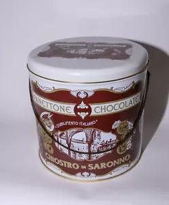 Empty Panettone Chocolate Chiostro Di Saronno 750g tin. Collectable souvenir - Picture 1 of 5