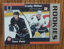 Craig Millar/Tom Poti (Oilers) 1998-99 Pacific Omega OPENING DAY ISSUE /56