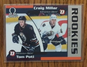 Craig Millar/Tom Poti (Oilers) 1998-99 Pacific Omega OPENING DAY ISSUE /56