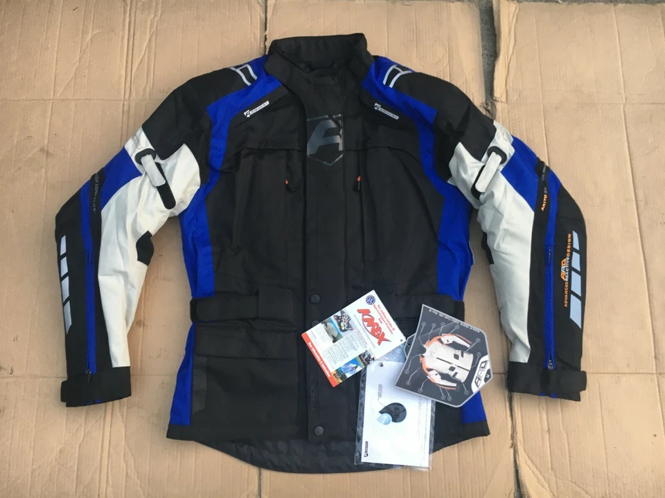 Akito Track Mens Textile Waterproof Motorcycle Jacket Size UK 42" Chest (LBOX1) - Image 1 of 4
