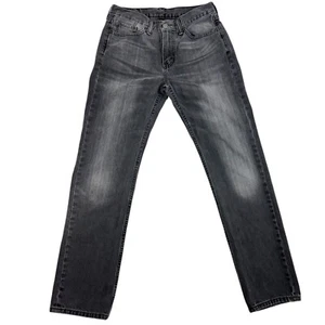 Pantalones de mezclilla negros desteñidos calce recto 30x32 Levi's 514 para hombre - Imagen 1 de 11