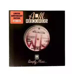 Sex Pistols God Save The Queen No 7 Platin-Vinyl Limitierte Auflage Misprint A&M - Bild 1 von 1