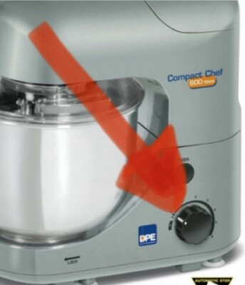 Frusta Montapanna Impastatrice Imetec I7901 7783 Usata - Foto 5