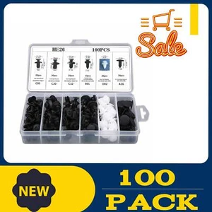 Universal Retainer Clips Body Bumper Rivet Retainer Trim Molding Push Pin Clips - Bild 1 von 12