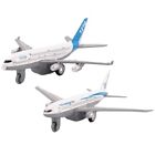 2Pcs/Set Kids Glider Airliner Aircrafts Toy  Alloy Pull Back Camouflage Airplan