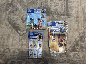 PAW PATROL FAVOR LOOT BAGS (8), Crayons (12), Masks (8) Birthday Party - Picture 1 of 5