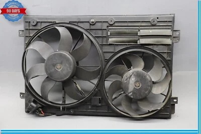 06-13 Audi A3 TT Quattro Engine Radiator Dual Cooling Fan Motor Assembly Oem - Image 1 of 4