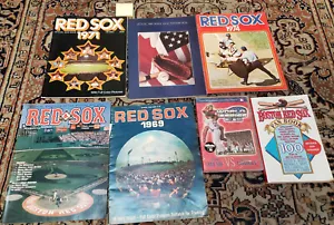 Lot 27 Boston Red Sox Team Official Year Books Annuals + DVD 1969-2010 Magazines - Picture 1 of 4