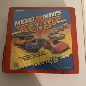 Vintage 1988 MICRO MACHINE COLLECTORS CASE Micro Mini's Tara Toy Corp USA MADE - Picture 1 of 8