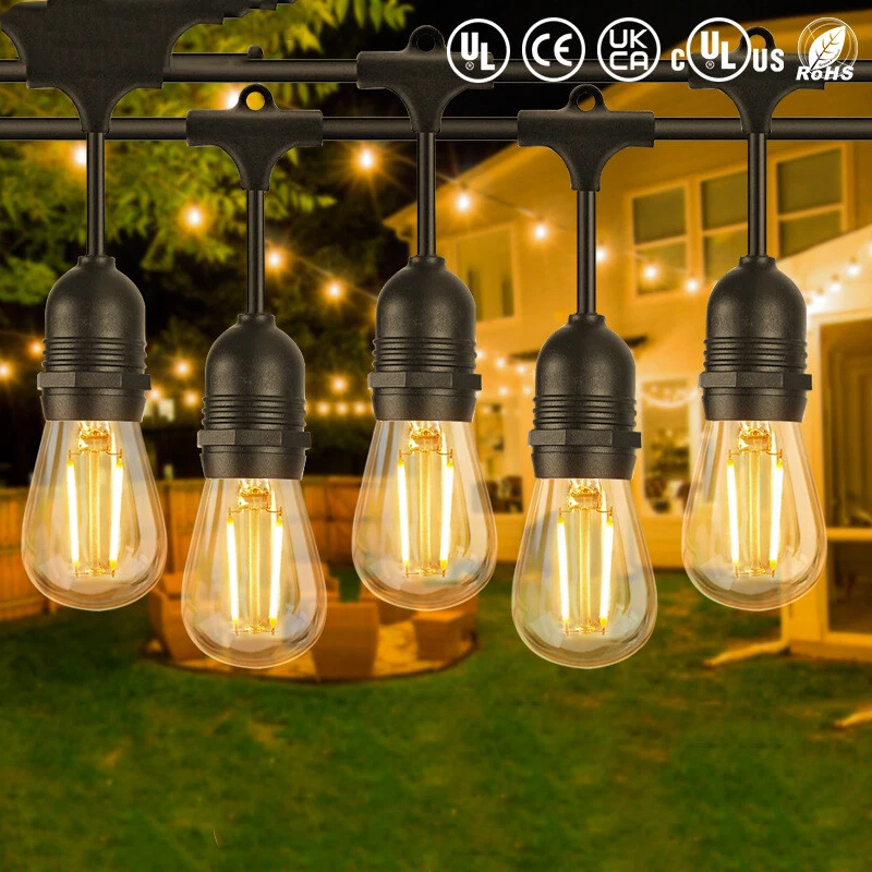 SKYLANTERN® Lichterkette 10m Mit 30 Bunten Glühbirnen – Wasserdicht IP65 Für Garten, Terrasse & Party