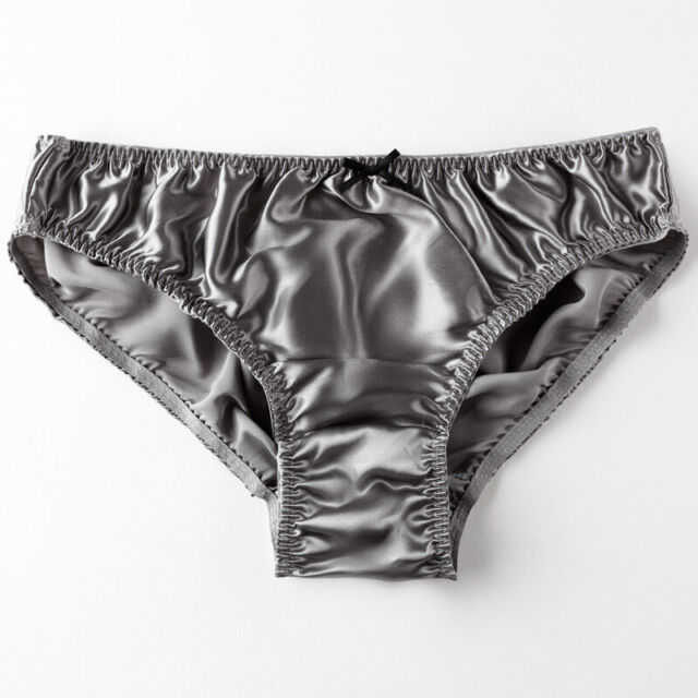Women Sexy Satin Briefs Low Waist Thongs Knickers Panties Lingerie