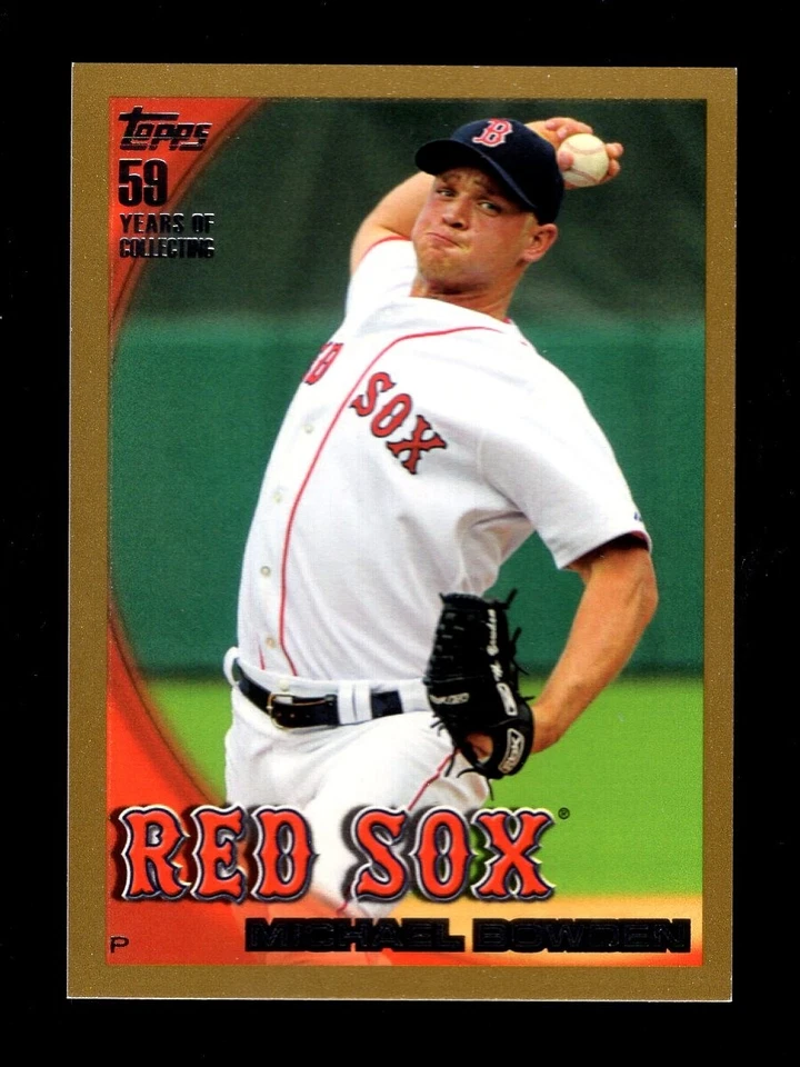 2010 TOPPS GOLD #499 MICHAEL BOWDEN RED SOX 1990/2010 - Image 1 of 1