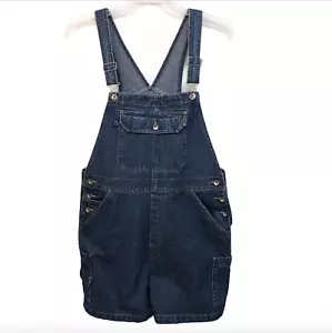 Salopette bavaglino jeans denim vintage senza scuse pantaloncini corti esercito donna grandi - Foto 1 di 10