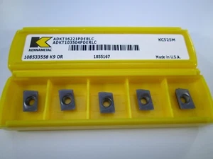 KENNAMETAL ADKT16221PDERLC KC525M PLANFRÄSER HARTMETALLEINSÄTZE! FACTORY PACK! - Bild 1 von 3