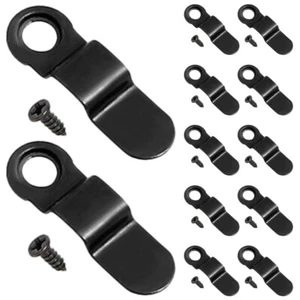 100 Pcs Rotating Buckle Fixing Iron Piece Picture Frame Clip Turn Buttons Photo - Picture 1 of 12