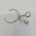 Vintage Rogers Lunt Bowlen Sterling Silver Ice Tongs for Sugar Cubes