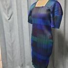 PLEATS PLEASE ISSEY MIYAKE Maxi Long Dress Blue Size M From Japan