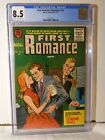 First Romance Magazine #38 CGC 8.5 Harvey 1956 Golden Age Romance