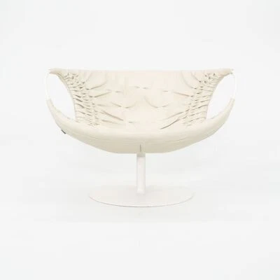 2023 Patricia Urquiola for Moroso Smock Swivel Lounge Arm Chair in Off-White - Image 1 of 4